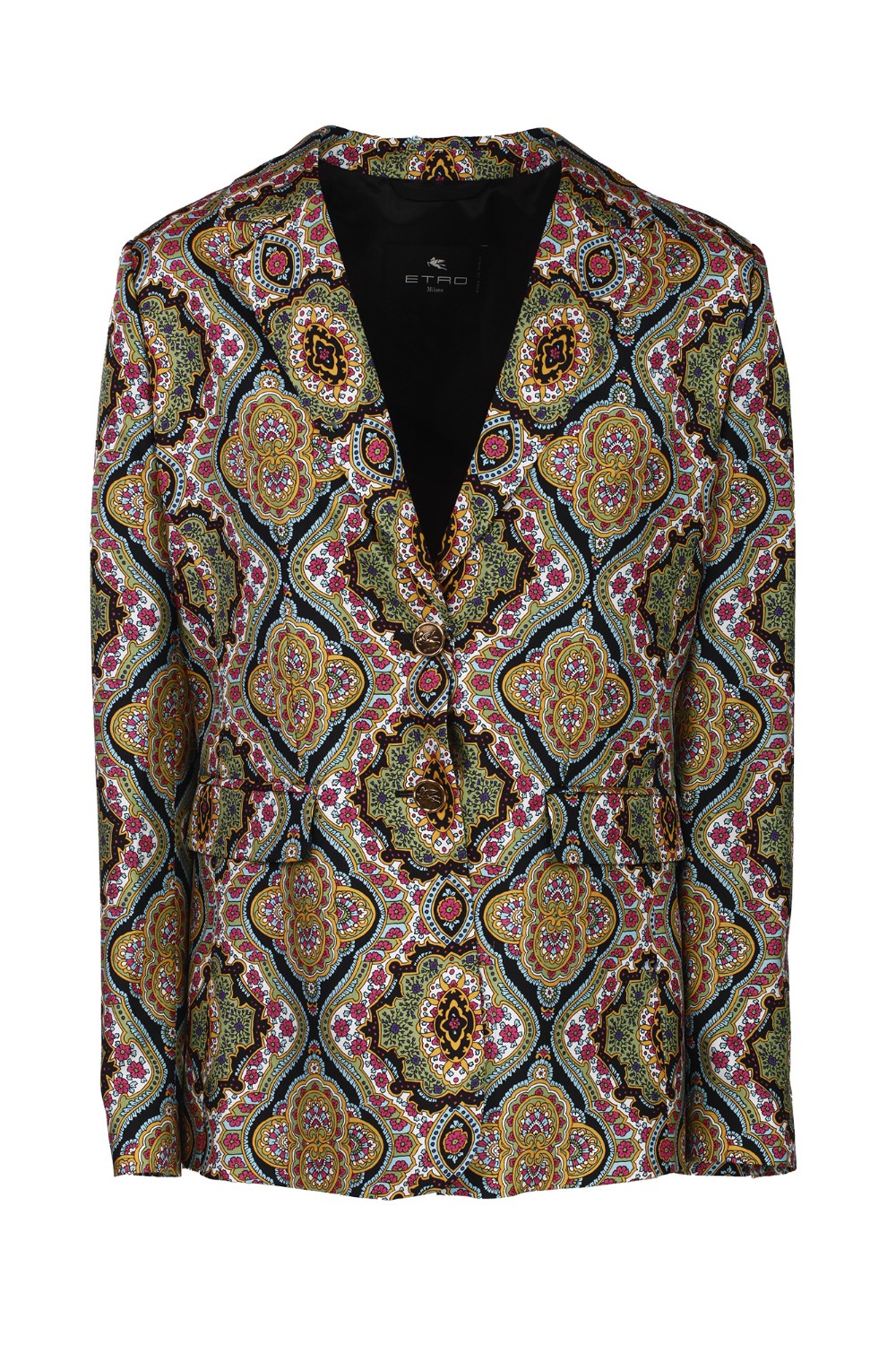 shop ETRO Saldi Giacca: Etro giacca in seta.
Vestibilità regular
Rever classico
Chiusura monopetto.
Tasche frontali con patta.
Composizione: 100% Seta.
Fabbricato in Italia.. WRCA0012 99SA1A1-X0810 number 4161411